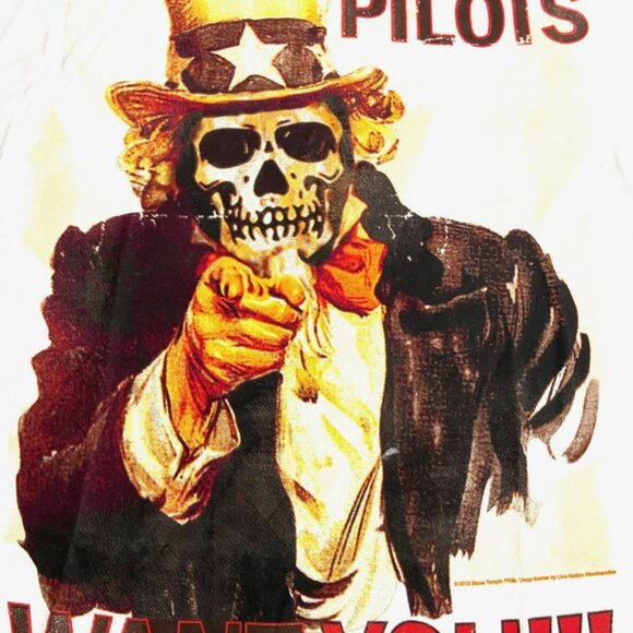 Stone Temple Pilots 2013 "Want You" White NOS Adult L T-Shirt - Picture 2 of 9